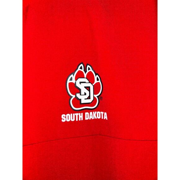 Colosseum South Dakota USD Coyotes Men's Full Zip Hooded Jacket Windbreaker XL - Picture 2 of 3